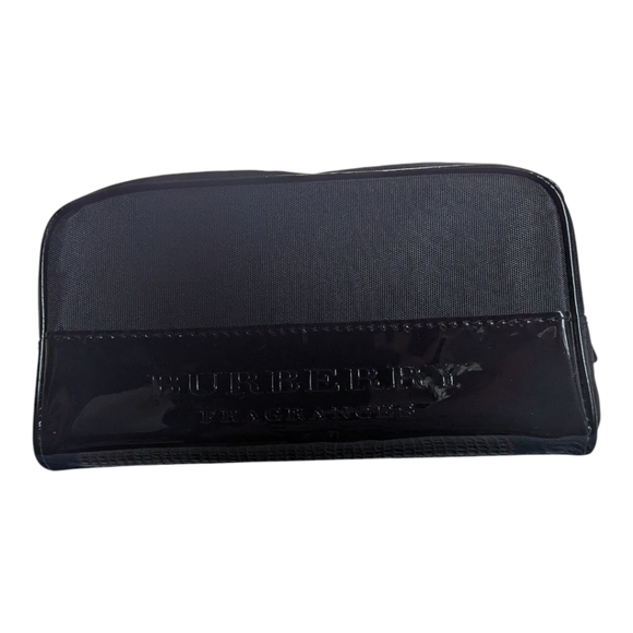 Burberry Fragrances Handbags - Burberry Fragrances Black Cosmetic Dopp Kit Vegan Leather Zip Top, NWT GWP Item